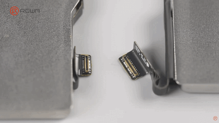 iPhone 17 Pro battery connector vs iPhone 18 Pro.