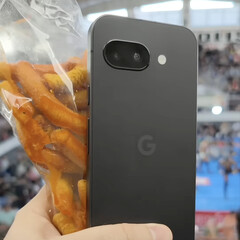 The Pixel 9a will launch in several colours, not just the black option shown here. (Image source: Alexis Garza)