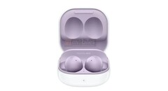 A fresh Galaxy Buds2 render. (Source: 91Mobiles)