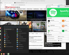 Doing everyday things on Linux (Image source: Sascha Mölck, Notebookcheck)