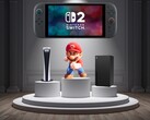 Banner for April U.S. console sales showing Switch 2 ahead of PS5
