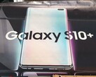 Real Galaxy S10+ banner possibly to be used for the upcoming Samsung Unpacked event on February 20. (Source: Twitter/Evan Blass)