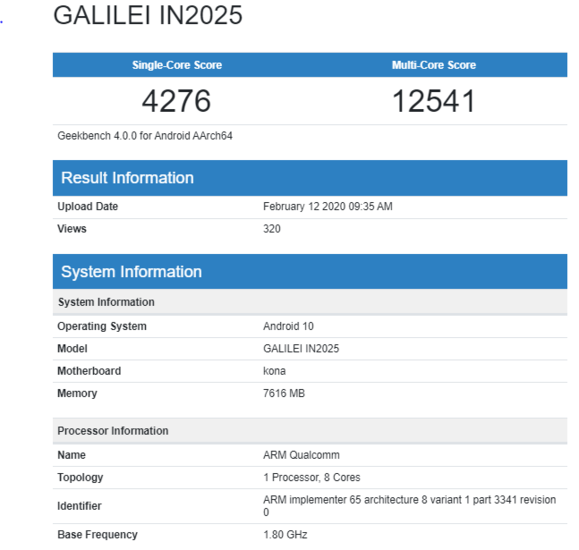 (Image source: Geekbench)