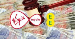 EE and Virgin Media have been fined millions of pounds for mischarging early-exit fees. (Source: Own)