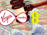 EE and Virgin Media have been fined millions of pounds for mischarging early-exit fees. (Source: Own)