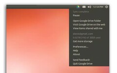 Google Drive for Linux running on Ubuntu