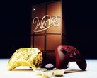 Microsoft is offering a chocolate Xbox controller to go with the new Wonka movie. (Image: Microsoft)