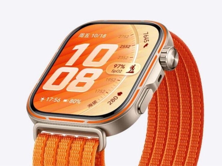 The Huawei Watch Fit 5 Pro smartwatch
