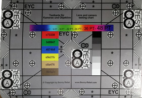 Picture of test chart