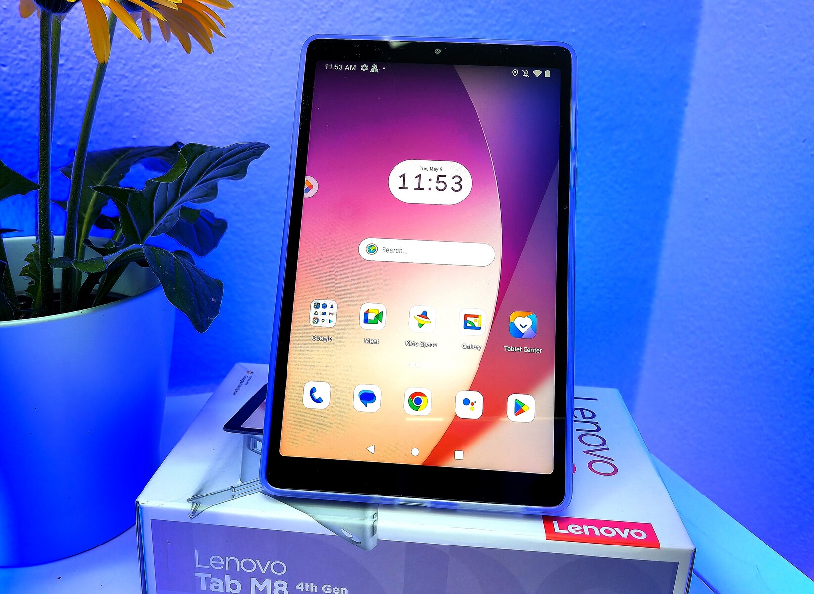 Para Lenovo Tab M8 4ª Geração 360 Graus de Rotação Litchi Textura Estojo  para Tablet de