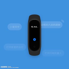 Xiaomi Mi Band 4. (Image source: SlashLeaks)