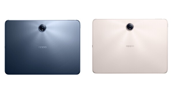 The Oppo Pad 3 Pro will be available in blue and gold. (Image source: Oppo)