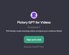 Pictory GPT for Videos available for ChatGPT Plus (Source: Own)