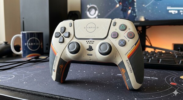 Another DualSense Wireless Controller - Starfield Limited Edition created with Gemini.