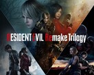 Banner for Resident Evil Remake Trilogy is shown (Image source: Sony PlayStation with edits)