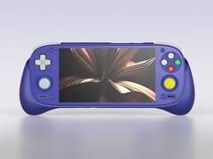 The official grip case adds handles to the Pocket 5 handheld. (Image source: Retroid)