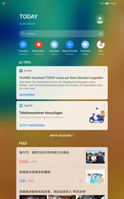 Huawei MatePad Pro: Tablet mode