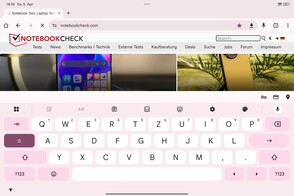 Xiaomi Pad 7: Default keyboard