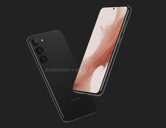 The Galaxy S23 series is expected to launch globally early next year. (Image source: @OnLeaks)