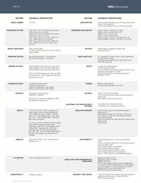 Dell XPS 16: Specifications