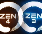 Zen 4 processors will utilize socket AM5 while Zen 3 chips made use of socket AM4. (Image source: AMD - edited)