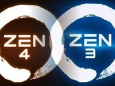 Zen 4 processors will utilize socket AM5 while Zen 3 chips made use of socket AM4. (Image source: AMD - edited)