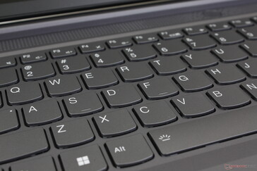 Keys feel deeper and crisper than the keys on a typical IdeaPad