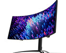 The Predator X39 appears to rely on a recent LG Display WOLED panel. (Image source: Acer)