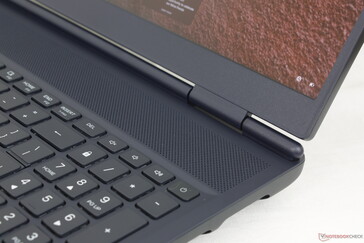 Power button takes more force to press than the other keys on the keyboard to prevent accidental presses