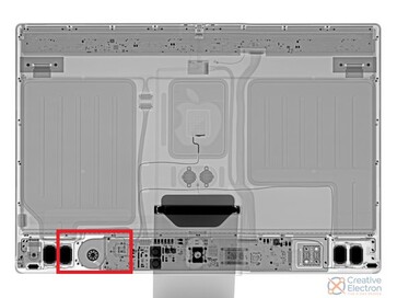 Apple iMac 24 with single fan. (Image source: Creative Electron)