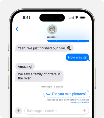 IOS 18 satellite messaging