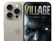 Capcom has discounted Resident Evil Village for the next three weeks. (Image source: Apple & Capcom - edited)