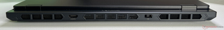 Rear: HDMI 2.1 (8K@60 Hz, via dGPU), power supply unit
