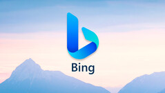 Bing logo. Microsoft is aggressively promoting its search engine.