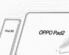A new OPPO Pad 2 leak. (Source: Digital Chat Station via Weibo)
