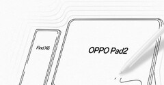 A new OPPO Pad 2 leak. (Source: Digital Chat Station via Weibo)