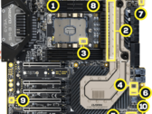 An expensive motherboard for the ultra-premium Xeon W-3175X (Image source: EVGA)