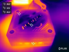 Acemagic AM18 during stress test (top side)