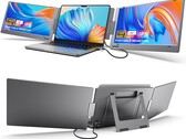 14-inch KYY triple screen extender addresses one of the main flaws of using multiple external monitors (Source: Amazon)