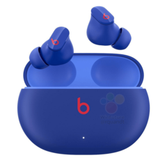 The Beats Studio Buds will soon be available in Ocean Blue and two other colours. (Image source: Apple)