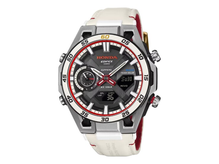 The Casio Edifice Sospensione ECB-2300HR-1A Honda collaboration watch. (Image source: Casio)