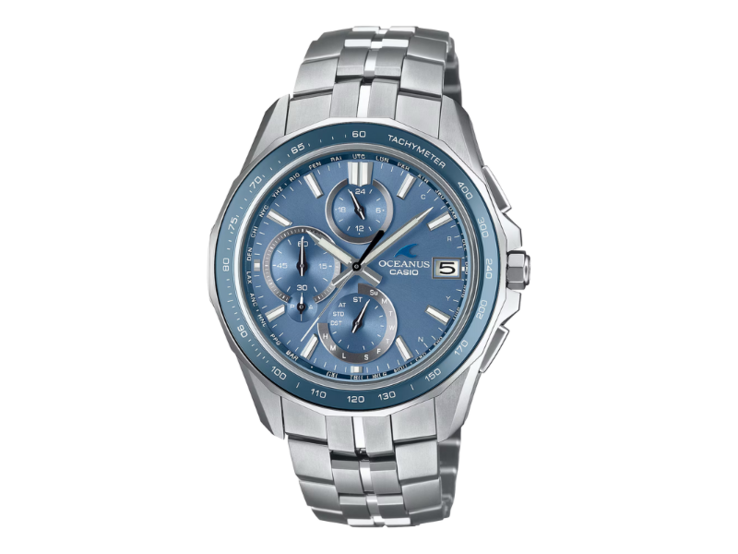 The Casio Oceanus OCWS7000E-2A Manta watch. (Image source: Casio)