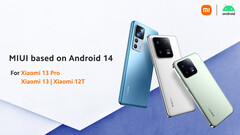 Xiaomi is now rolling out stable Android 14 updates for three smartphones. (Image source: Xiaomi)