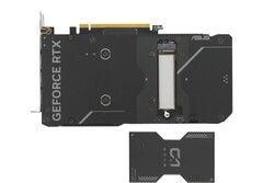 The SSD easily attaches on the back of the GPU (Image Source: Asus)