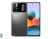 The POCO M4 Pro 5G has a vast POCO logo emblazoned on its back panel. (Image source: The Pixel)