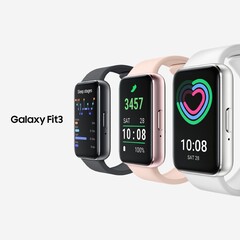 The Galaxy Fit 3 is Samsung's latest fitness tracker, and a cheaper alternative to the Galaxy Watch smartwatch. (Image source: Samsung)