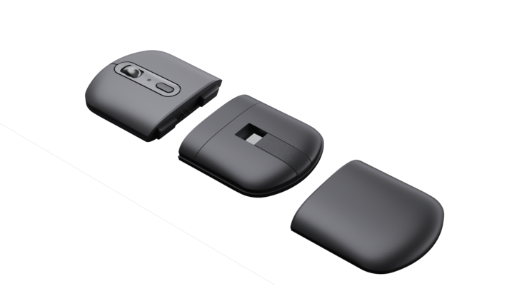 The Lenovo AdaptX: a mouse with detachable modules...