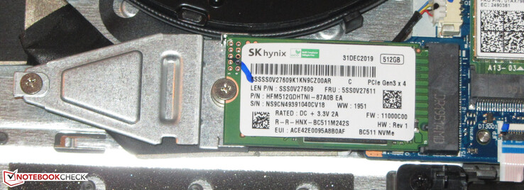 An NVMe SSD storage device