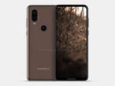The Motorola P40 may have a glass rear panel. (Source: OnLeaks/91mobiles)