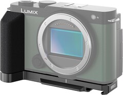 You can just barely make out the mic door on the left (image right) of the Panasonic Lumix S9 (Image source: Amazon)